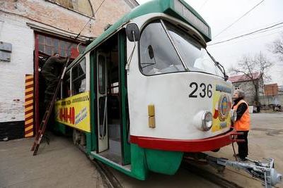 Владикавказ получил 14-й капитально отремонтированный трамвай