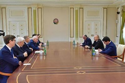 Ильхам Алиев встретился с сопредседателями Минской группы ОБСЕ 2019-10-17