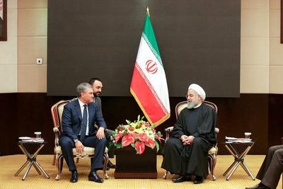 Хасан Рухани принял в Тегеране спикера Госдумы России Вячеслава Володина 