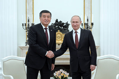 Путин и Жээнбеков дадут старт перекрестному году России и Киргизии