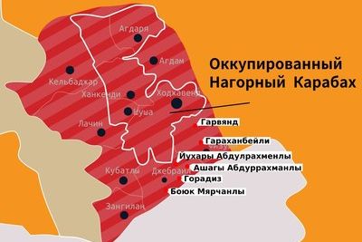 Азербайджан освободил от оккупации шесть сел в Физулинском и Джабраильском районах