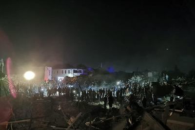Ракетный обстрел Гянджи полностью разрушил 20 домов, школу и поликлинику