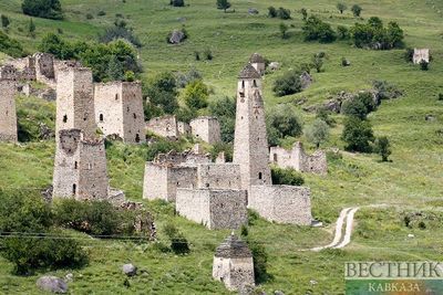 В Чечне восстановлена боевая башня XIII века