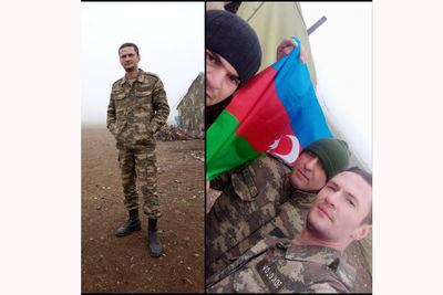 Дмитрий Соколов и другие азербайджанцы освобождают свои земли