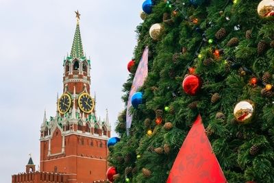 В Кремль прибыла главная новогодняя елка 