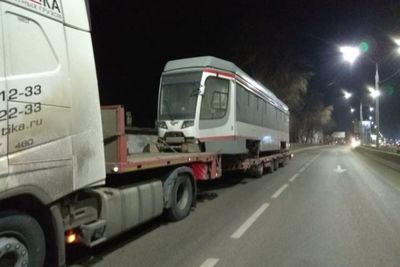 ТТУ Краснодара получило первый трамвай из новой партии