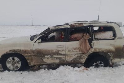 Рыбаков-нелегалов выдала автоавария в Казахстане