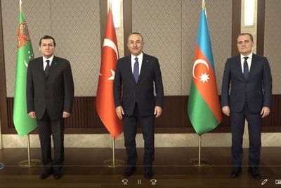 Главы МИД Азербайджана, Турции и Туркменистана провели переговоры в Анкаре 