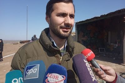 Грузинские журналисты посетили деокупированный район Азербайджана