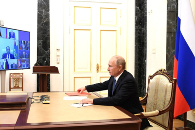 На встрече с членами Совбеза Путин обсудил Ближний Восток