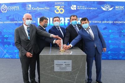 Казахстан строит завод на гигантском месторождении Кашаган