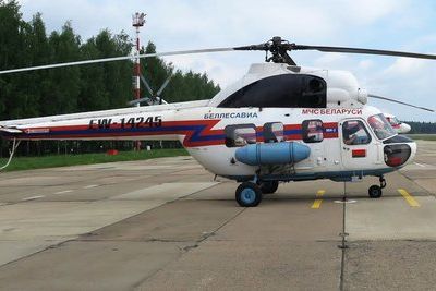 Под Брестом аварийно сел вертолет МЧС Беларуси