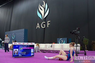 Азербайджанские гимнастки завоевали &quot;бронзу&quot; в Женеве (ФОТО)