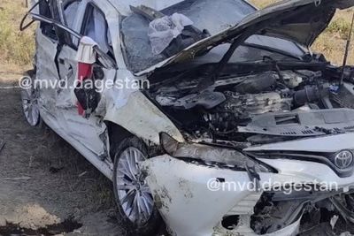 Пятеро пострадали в массовой аварии в Дагестане