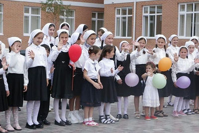 В родовом селе Рамзана Кадырова открылась новая школа
