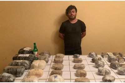 Азербайджанские пограничники выловили из Каспия 47 кг наркотиков