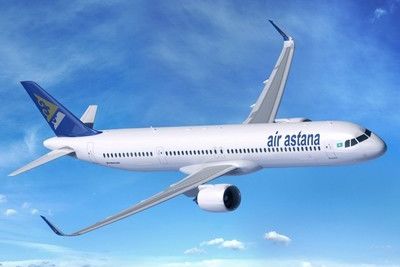 Авиапарк Air Astana пополнил седьмой лайнер Airbus A321LR