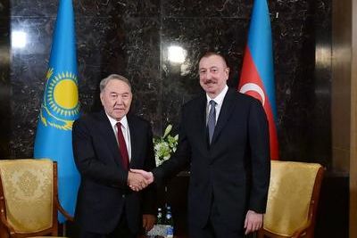 Нурсултан Назарбаев поздравил Ильхама Алиева с 60-летием