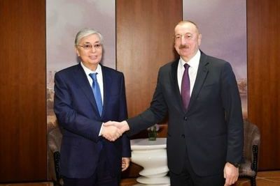Ильхам Алиев поздравил Касым-Жомарта Токаева с избранием председателем партии &quot;Нур Отан&quot;