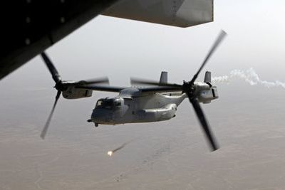 В Калифорнии потерпел крушение конвертоплан морской пехоты США 