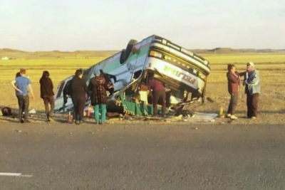 Автобус с пассажирами попал в ДТП в Восточном Казахстане