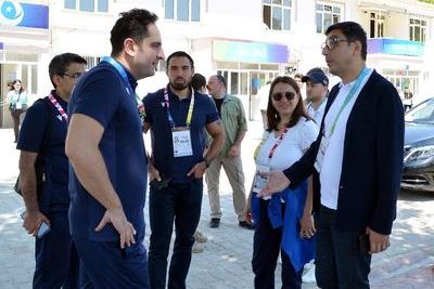 Министр молодежи и спорта и генсекретарь НОК Азербайджана провели в Конье встречу с национальной футбольной сборной
