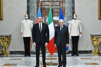 Президент Азербайджана Ильхам Алиев совершил рабочий визит в Италию