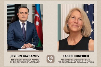 Глава МИД Азербайджана побеседовал с помощником госсекретаря США