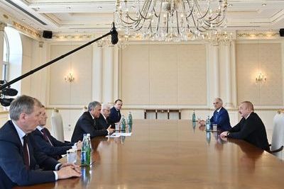 Ильхам Алиев встретился с Вячеславом Володиным
