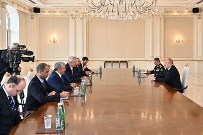 Ильхам Алиев и Бени Ганц обсудили военно-техническое сотрудничество Азербайджана и Израиля