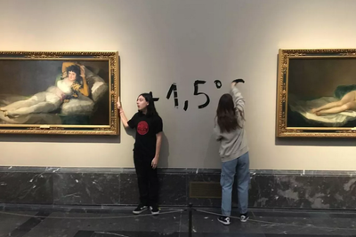 Экоактивисты атаковали картины Гойи в мадридском музее Прадо