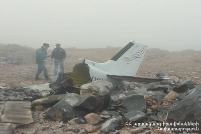 Самолет упал в Армении, есть жертвы