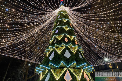 Главный символ Нового года подожгли в Черкесске