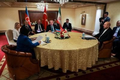 Спикеры парламентов Азербайджана, Турции и Ирана провели встречу в Анталье