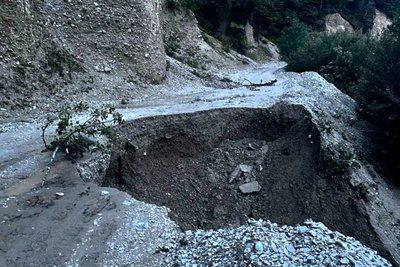 От ливней пострадали дороги десяти районов Дагестана