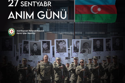 Азербайджан отмечает трехлетнюю годовщину Отечественной войны