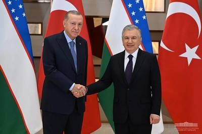 Эрдоган поговорил с Мирзиеевым о Палестине