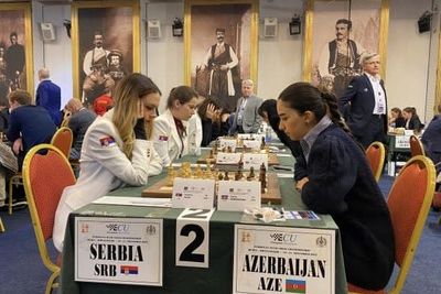 Азербайджанские шахматистки взяли серебро чемпионата Европы