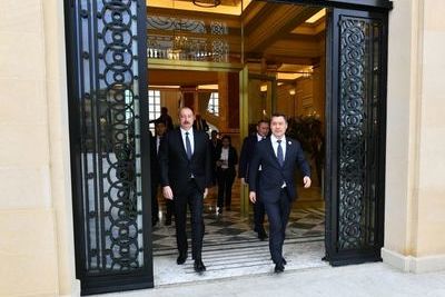 Ильхам Алиев встречает лидеров Центральной Азии
