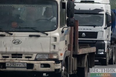 Снег восстановил запрет грузовиков на Военно-Грузинской дороге