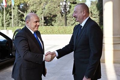 Мишустин поздравил Ильхама Алиева с победой на выборах