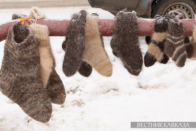 Шерстяные носки