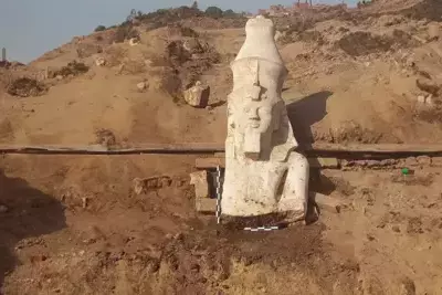 В Египте обнаружена огромная статуя Рамзеса II