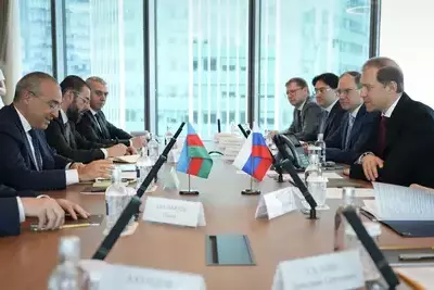 Министр экономики Азербайджана встретился с Набиуллиной и Мантуровым в Москве
