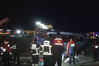 В результате ДТП с автобусом в Турции пострадали десятки человек