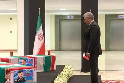 Володин принял участие в церемонии прощания с президентом Ирана