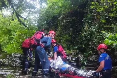 Туристку спасли на реке Псахо в Сочи