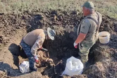 Крымские поисковики нашли останки 22 бойцов времен войны