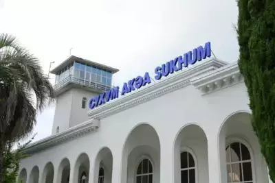 Аэропорт в Абхазии – готовится взлетно-посадочная полоса
