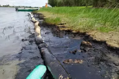 Астраханскую реку Бахтемир отравили нефтепродуктами